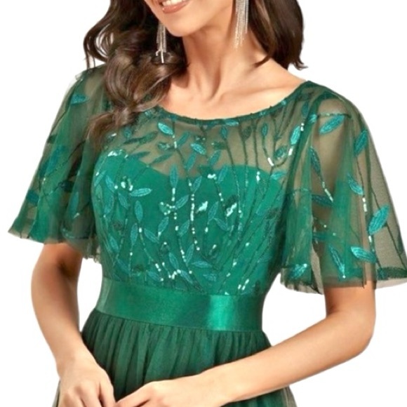 NEW Ever Pretty Evening Dress XL? Sequins Fairy Whimsycore Christmas Party - Picture 8 of 16